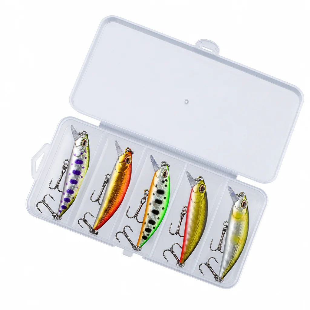 Señuelo Minnow de lanzamiento largo para trucha y lubina - imagen 3
