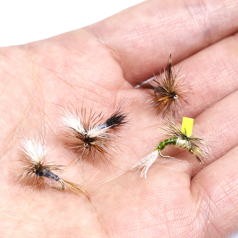 Moscas secas para trucha Mayfly, Caddis y Beatis con acción impactante - imagen 5