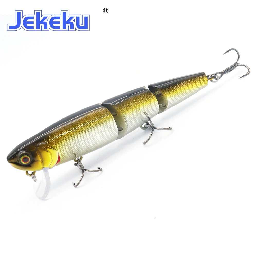 JEKEKU Swimbait articulado Minnow hundimiento para trucha y lucio - imagen 2