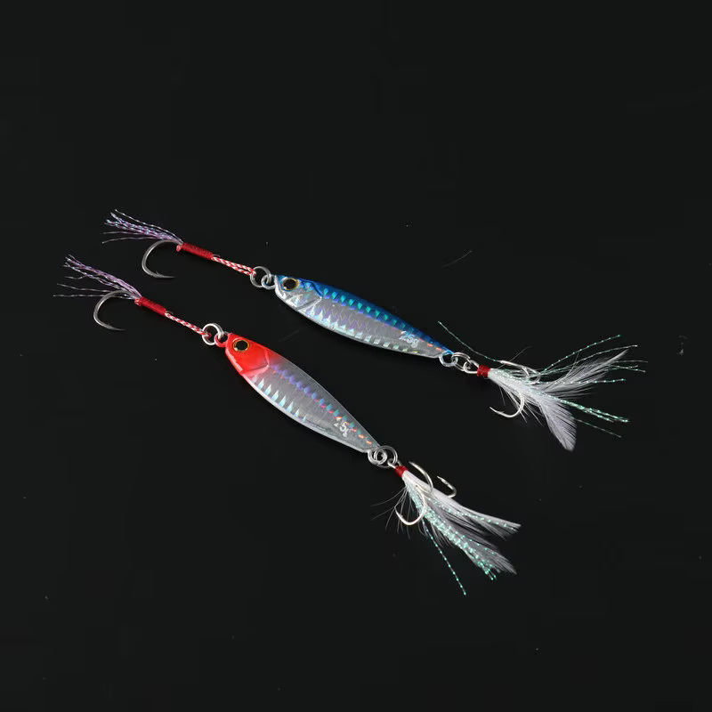Shore Cast Jig Casting Señuelo lento de metal duro con brillo natural - imagen 4
