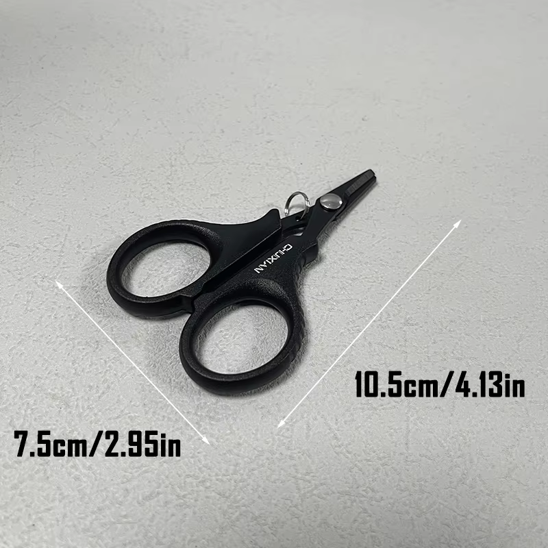Tijeras Titanio para Pesca – Acero Inoxidable, No Oxidan - imagen 2