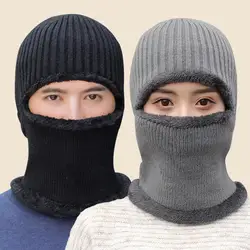 Gorro lana térmico transpirable para pescar y bici forro polar