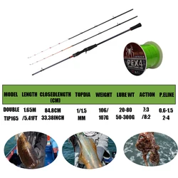 Caña de calamar ROLLFISH – Carbono ultraligero para alta mar