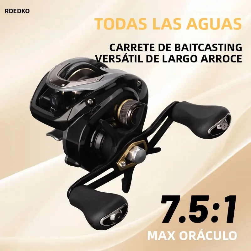 DEUKIO Carrete Ultraligero 195g – 7.5:1 para Pesca en Agua Salada - imagen 5