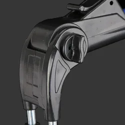 Soporte para caña de pescar telescópico en acero inoxidable uso doble