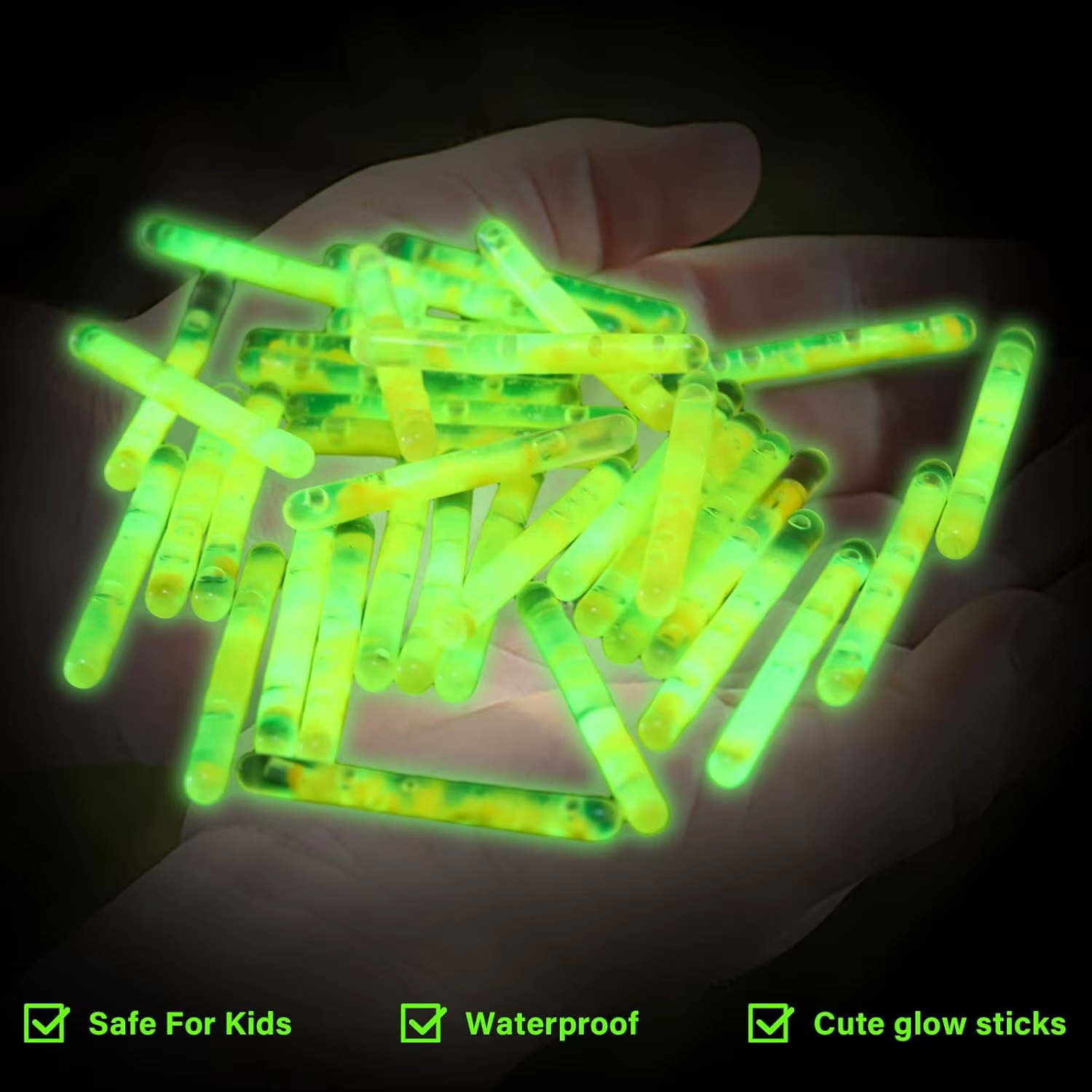 Flotador pesca luz fluorescente Luciérnagas – Barra nocturna brillante