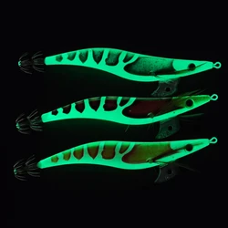 Egi Luminosos Madera ACKIBBIK Calamar Pulpo Pesca Nocturna