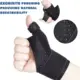 Soporte de muñeca SBR ajustable negro con soporte de pulgar