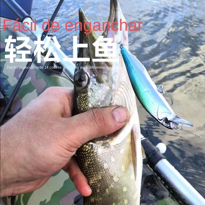 Bearking Señuelo de Pesca Cebo Duro – Minnow – Colores Variados - imagen 5
