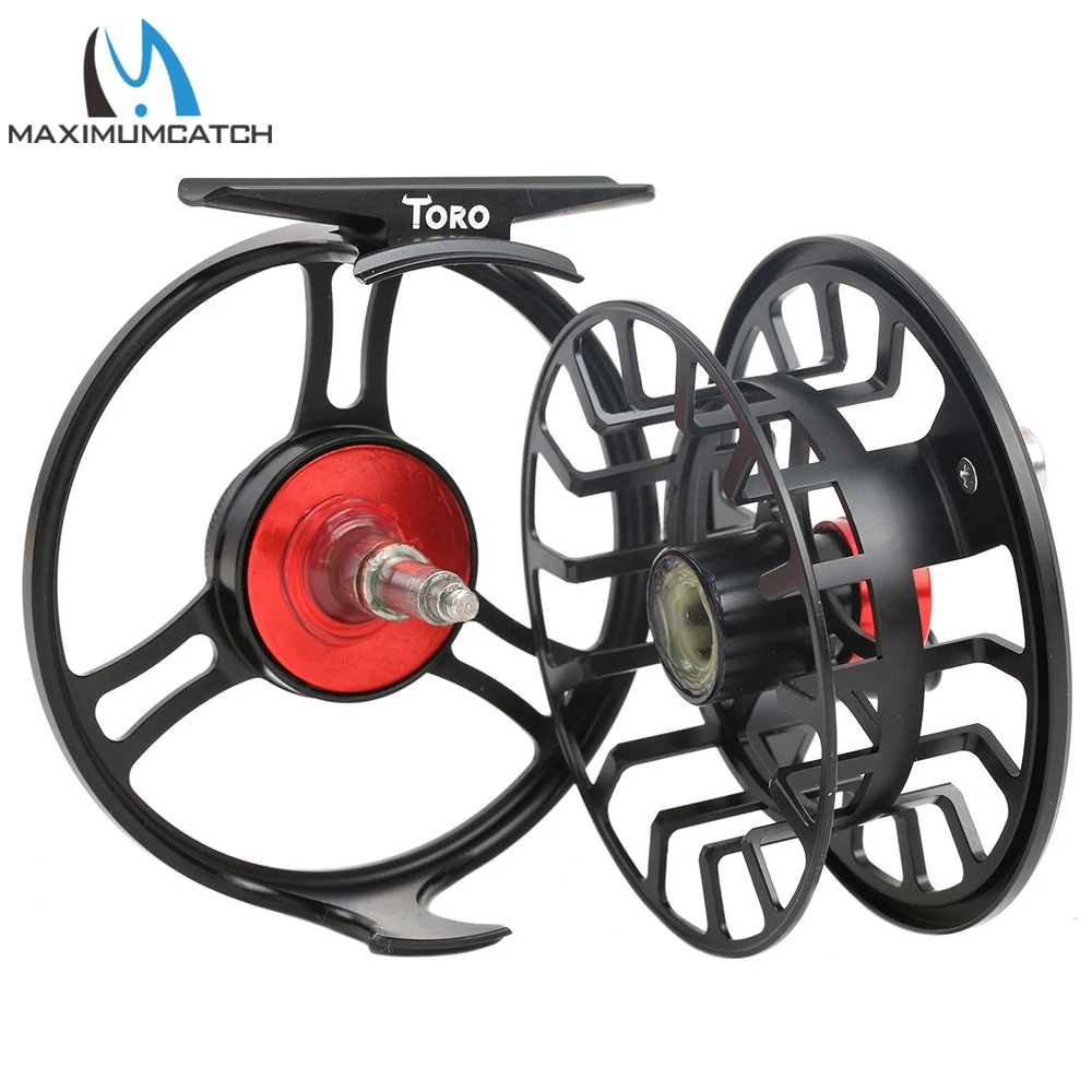 MAXCATCH TORO carrete de pesca con mosca CNC ajuste micro de freno - imagen 4