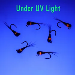 Vtwins Jig Head de tungsteno hundimiento rápido para trucha