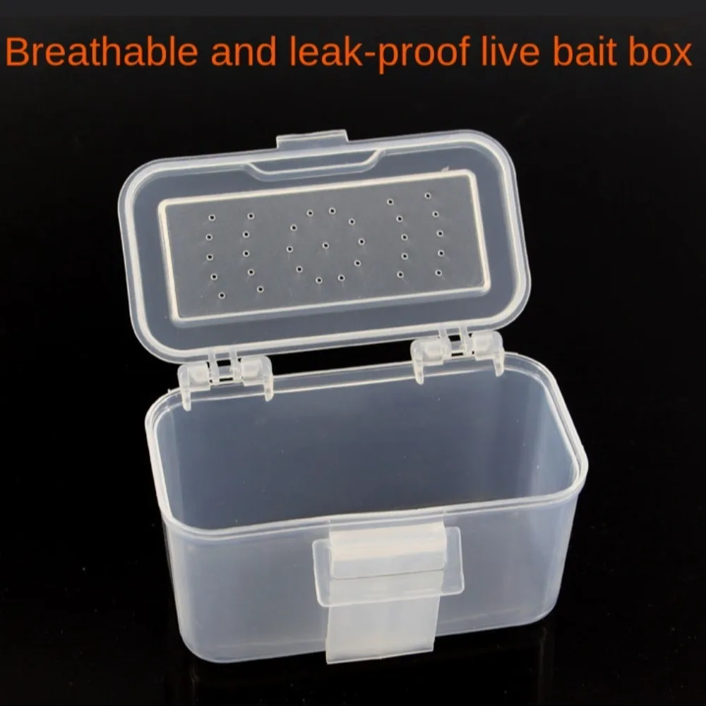 Caja de cebo vivo con lombriz transparente para señuelos blandos - imagen 4