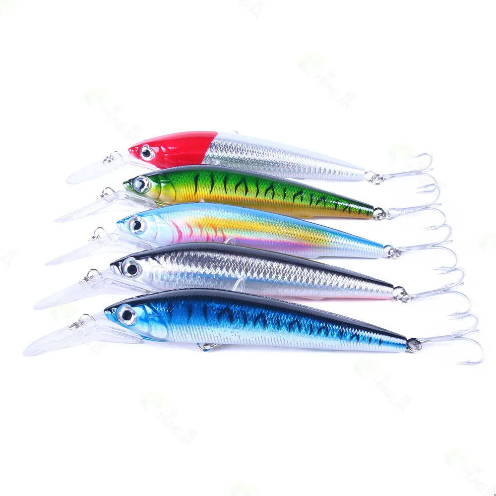 Señuelo Wobbler swimbait de fundición larga con acabado 3D