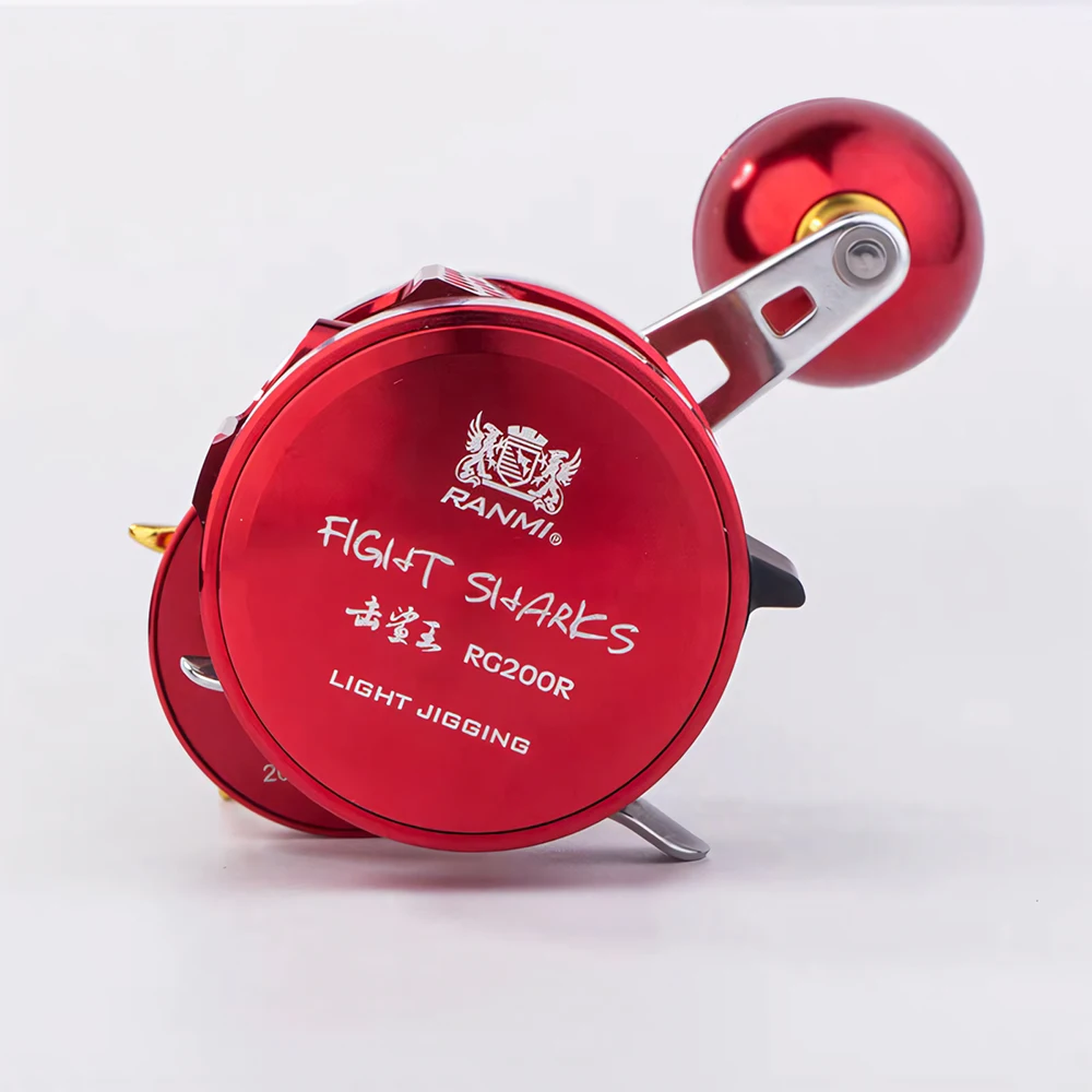 Carrete Slow Jigging RANMI Fight Sharks – para agua salada marina