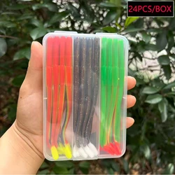 Cebos blandos Texas Noodle con cola recta – señuelos swimbait