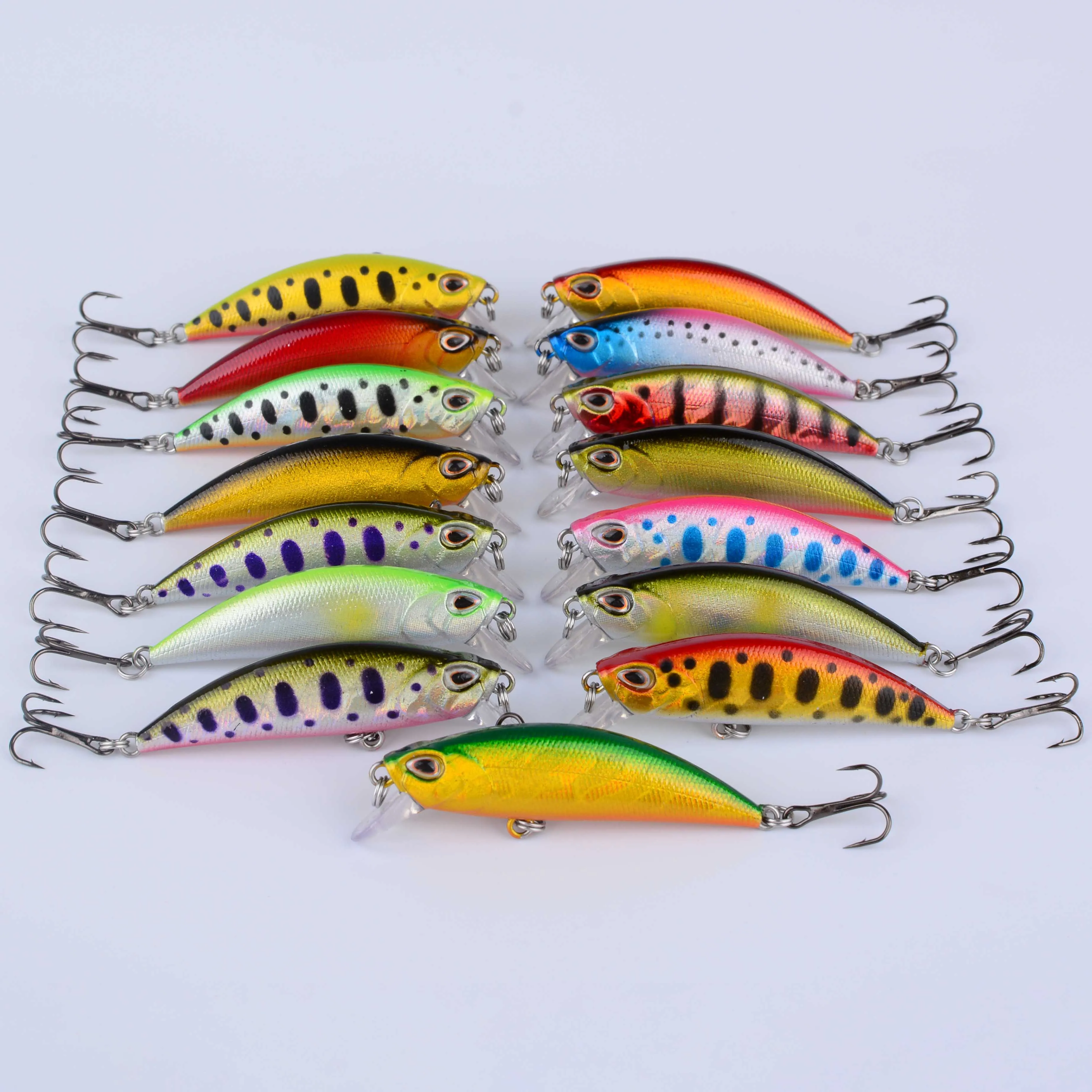 Señuelos Minnow artificiales hundidos para trucha y black bass - imagen 3