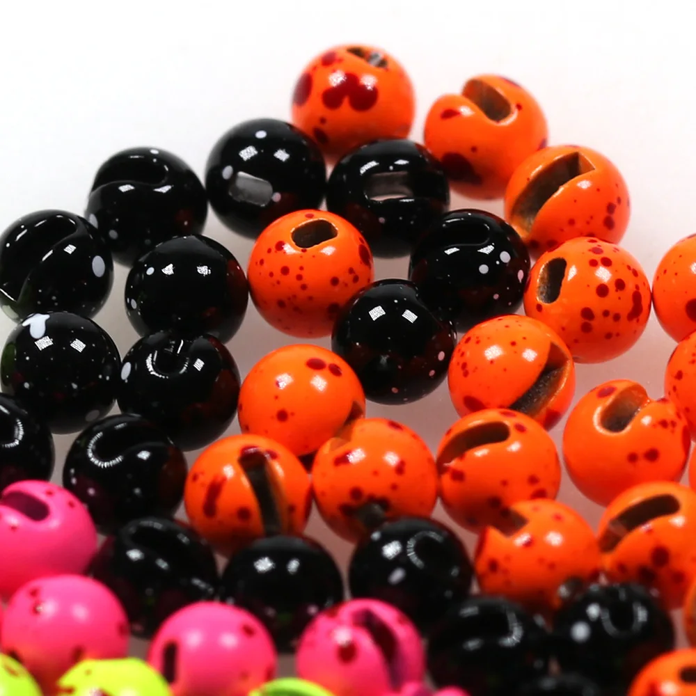 Cuentas hundimiento rápido ranuradas multicolor Vtwins para moscas - imagen 4