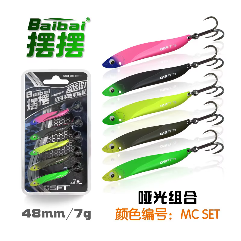 Sanben Spinnerbait giratorio – Señuelo mar para lubina y atún