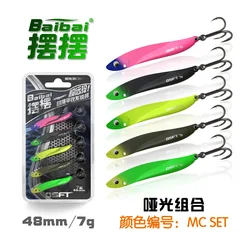 Sanben Spinnerbait giratorio – Señuelo mar para lubina y atún