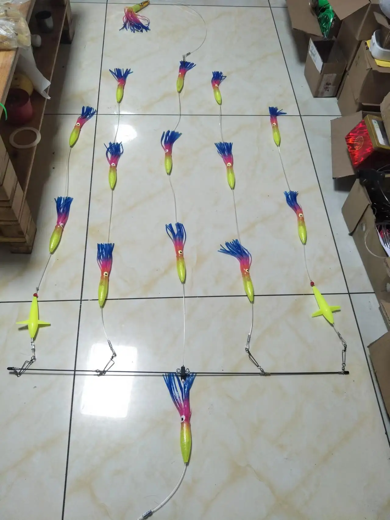 Barras esparcidoras de timón Splashbar Tianium de níquel para señuelos - imagen 3