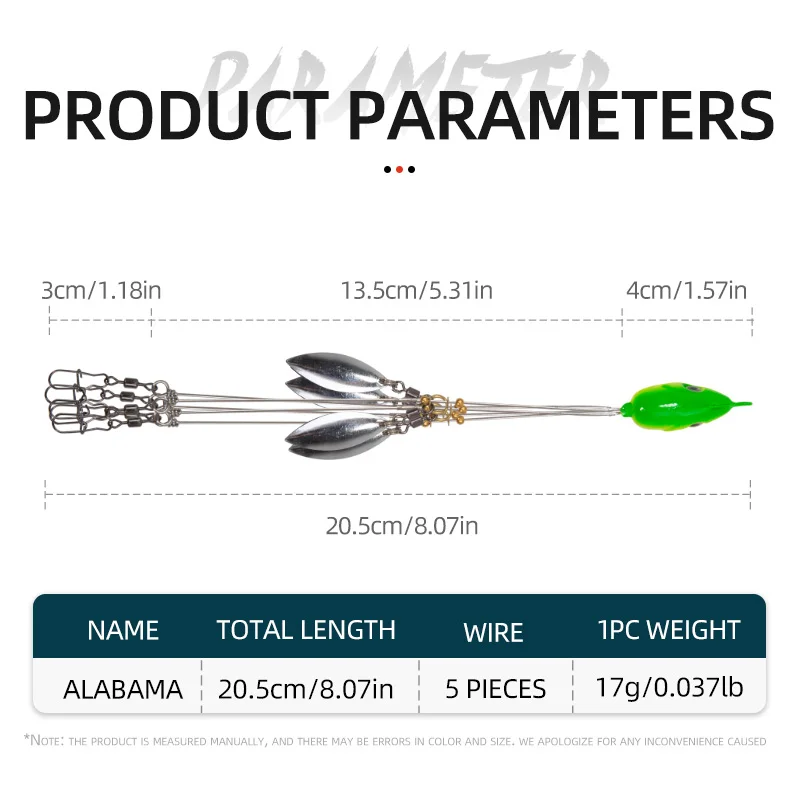 Alabama Rig ShareShark con brazos giratorios de acero inoxidable - imagen 4