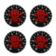 Perillas para guitarra eléctrica calavera negro y rojo, tono-volumen - imagen 2