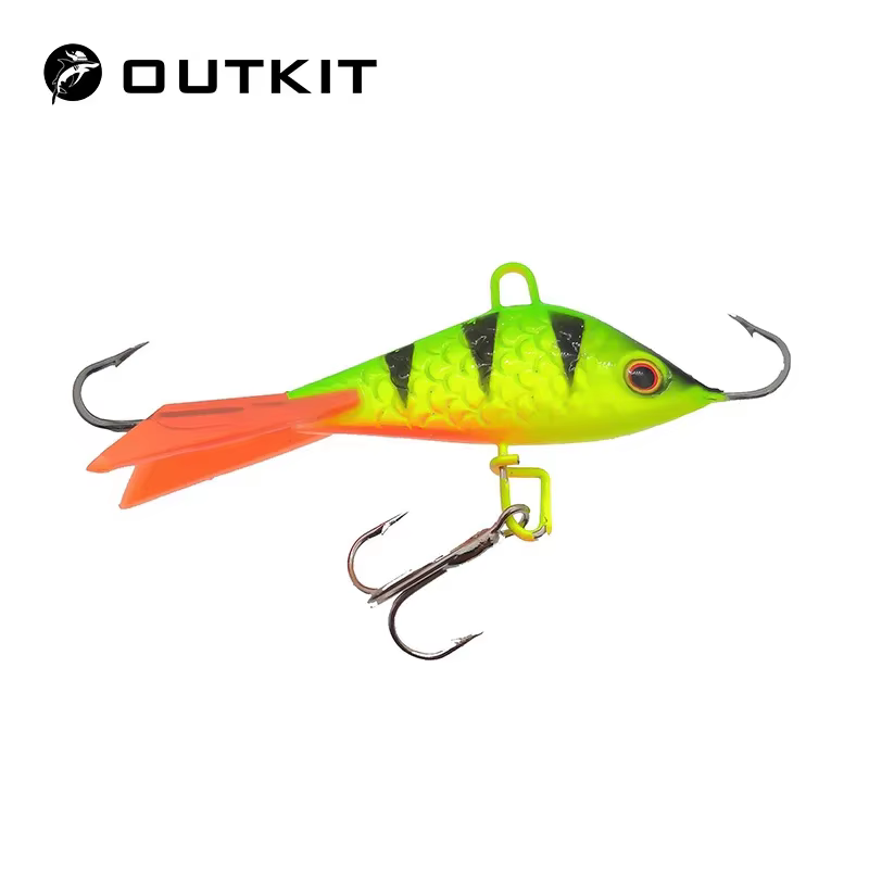 OUTKIT Señuelo de Hielo Invierno 50mm 7,5g para Carpa y Lucioperca