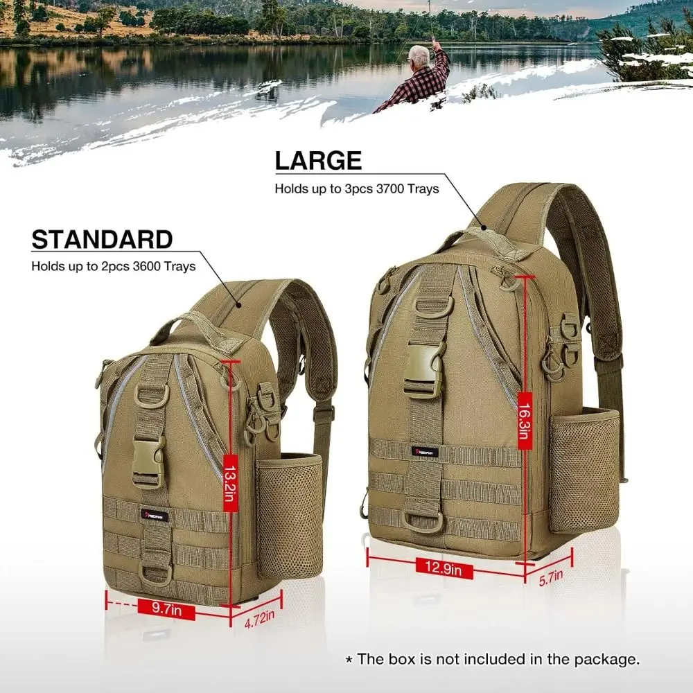 Mochila de pesca con soporte para cañas