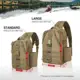 Mochila de pesca impermeable con soporte para cañas y hombro - imagen 5
