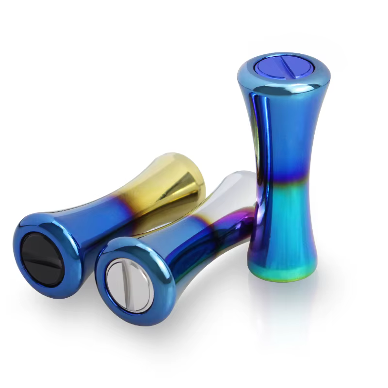 Acabado anodizado de la perilla cilíndrica Ekfan
