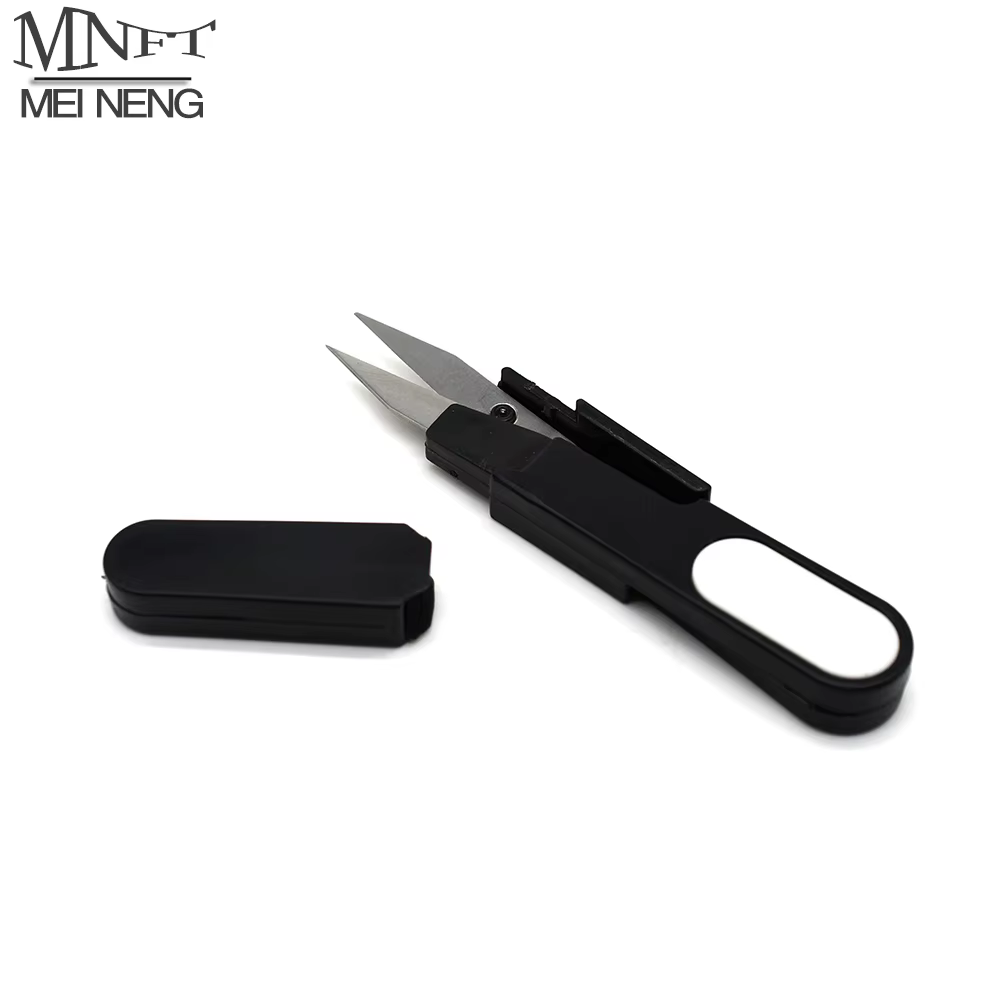MNFT-Mini tijeras portátiles en forma U para pesca - imagen 4