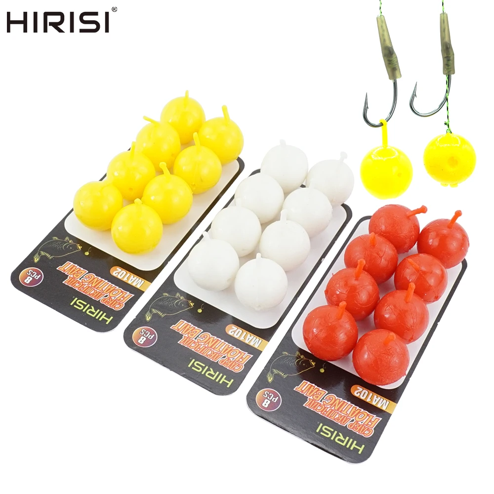 Hirisi Cebo flotante de silicona sabor maíz para pesca - imagen 2