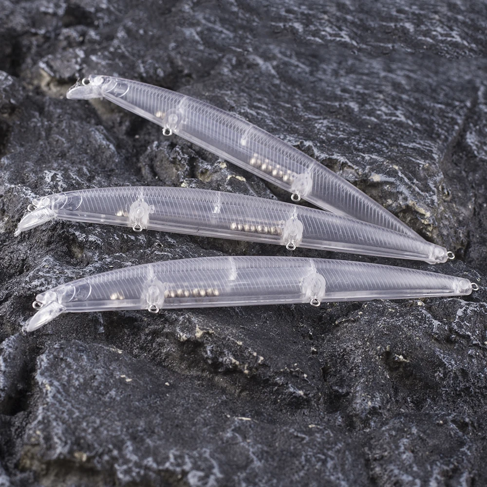 Señuelos flotantes Dr.Holife con sonajero para pesca DIY – blanco - imagen 2