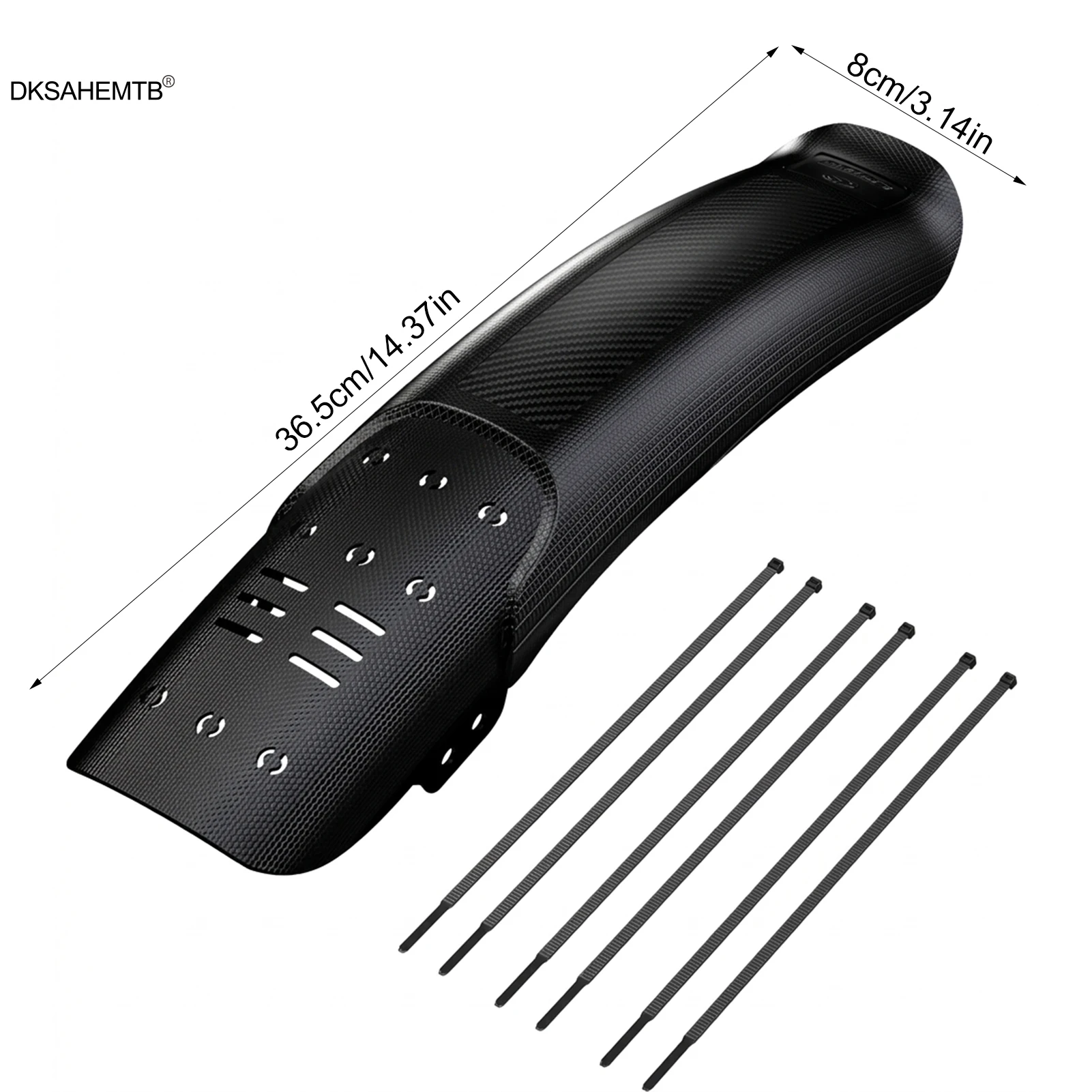 Guardabarros impermeable para bicicleta ABS resistente con liberación rápida - imagen 3