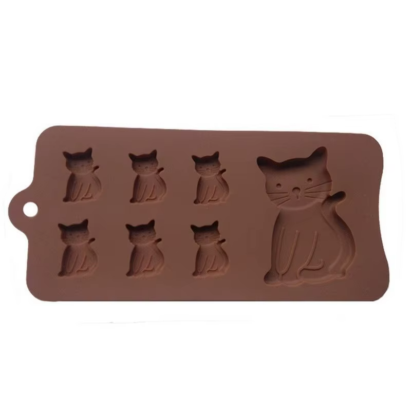 Molde silicona 3D gatito para fondant y galletas - imagen 5