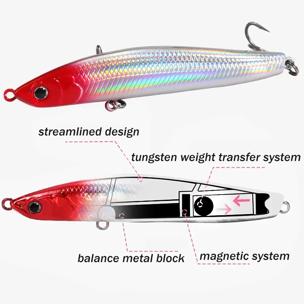Swimbait Cast Minnow con transferencia de peso – Señuelo hundido 12g/16g - imagen 4