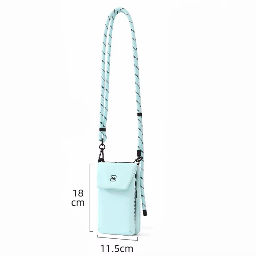 Bolso cruzado compacto de nailon