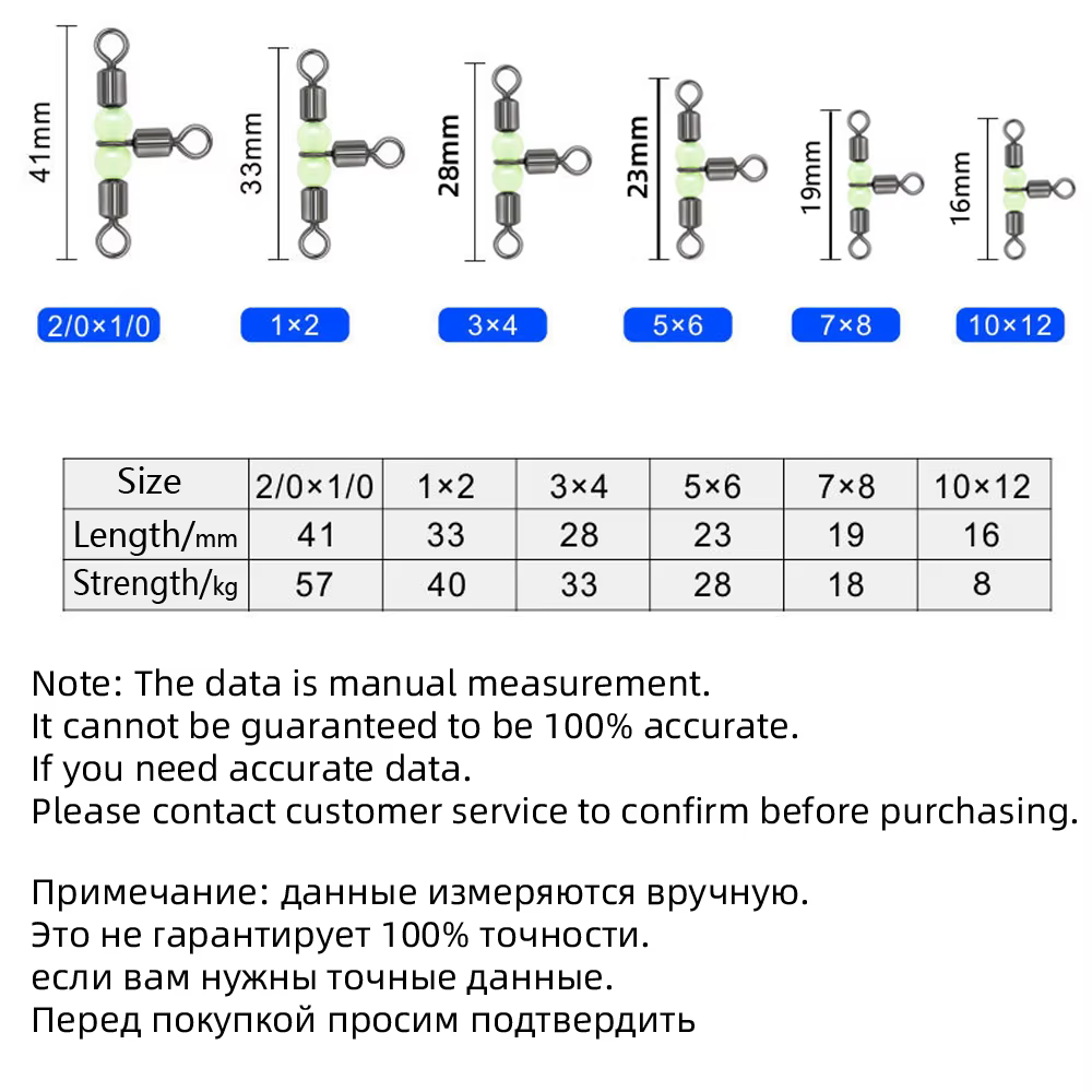 DNDYUJU Connector Triple Giratorio con Circle Hook