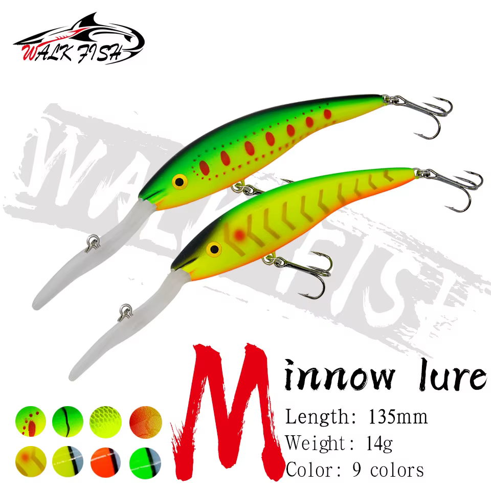Walk Fish Wobbler: Señuelo para Trucha y Lubina
