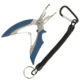 Alicates de pesca acero inoxidable con cortador de línea y funda