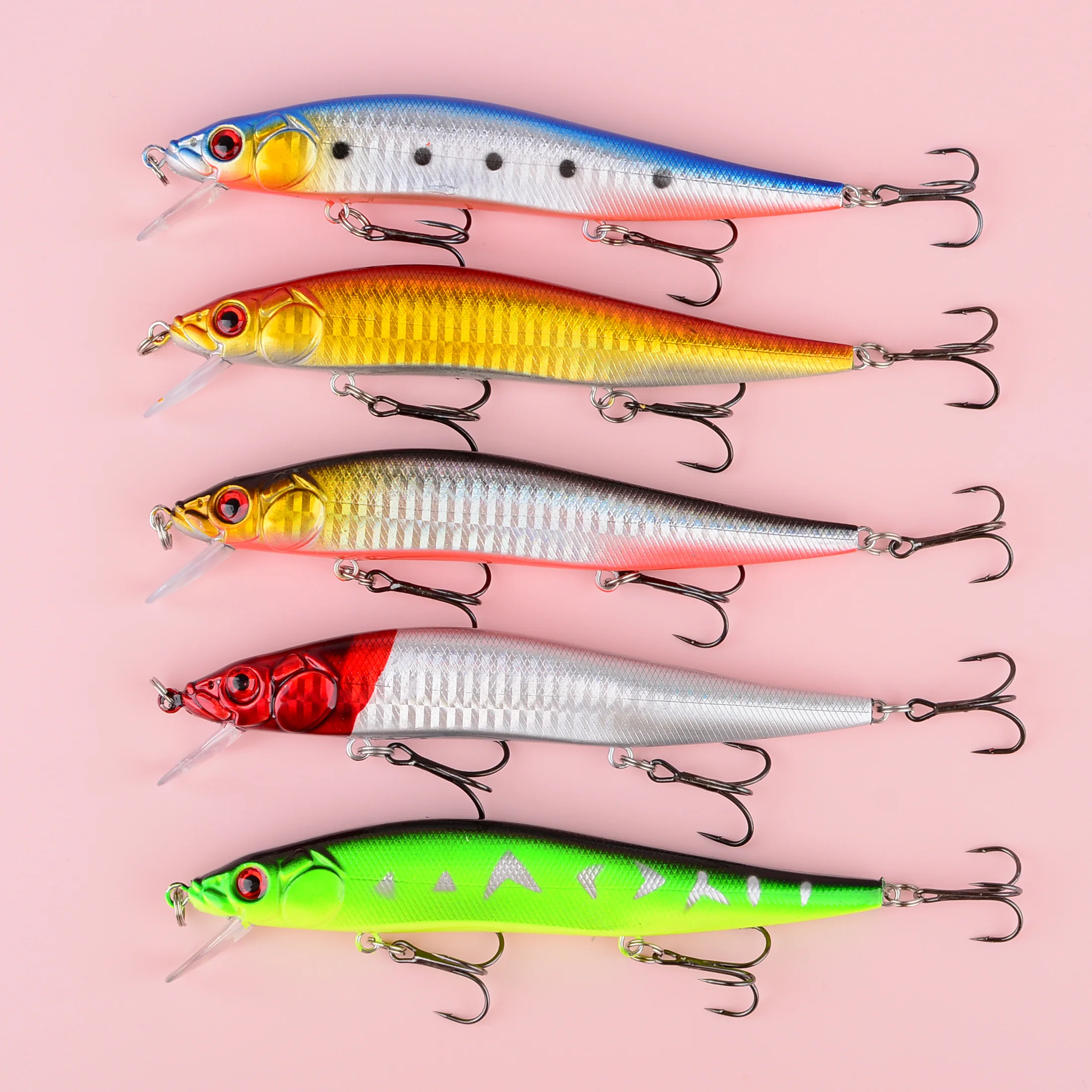 Ojos 3D y nado tipo minnow
