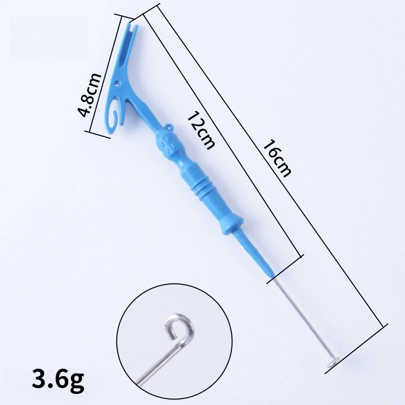 Extractor de anzuelos de garganta profunda con atador de nudos - imagen 3