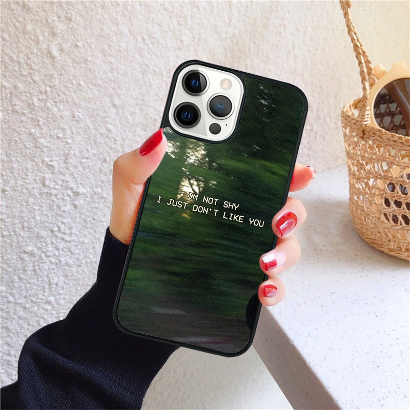 Funda verde pálido en contexto de uso