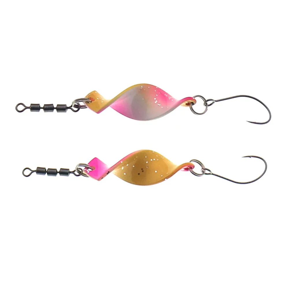 Señuelos de cuchara spinner para trucha y lubina – Trenzado 2,8g/4g - imagen 2