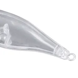 Señuelo minnow transparente sin pintar para aerógrafo Jerkbait Wobbler