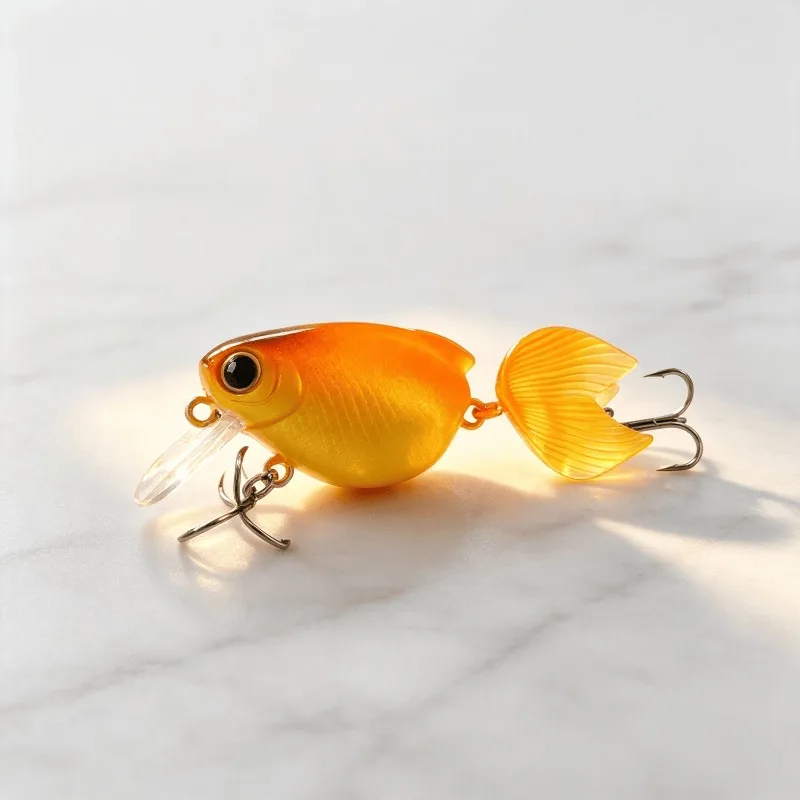 Señuelo flotante ABS pez dorado biónico para lubina y bagre - imagen 4