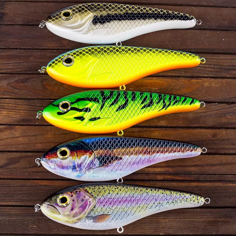 Señuelo Jerkbait S-Swim hundido para depredadores de agua dulce - imagen 5