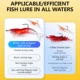 WALK FISH Cebo camarón biomimético con anzuelo para pesca marina