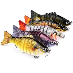 Swimbait articulado 100mm – Señuelo duro multi sección para lubina