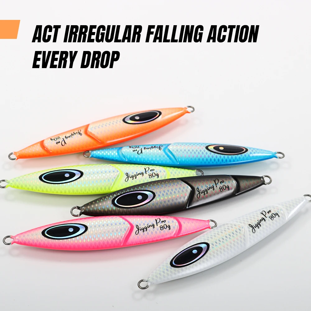 Señuelo Jigging Pro Cranky Metal – Peso lento para mar 80-150g